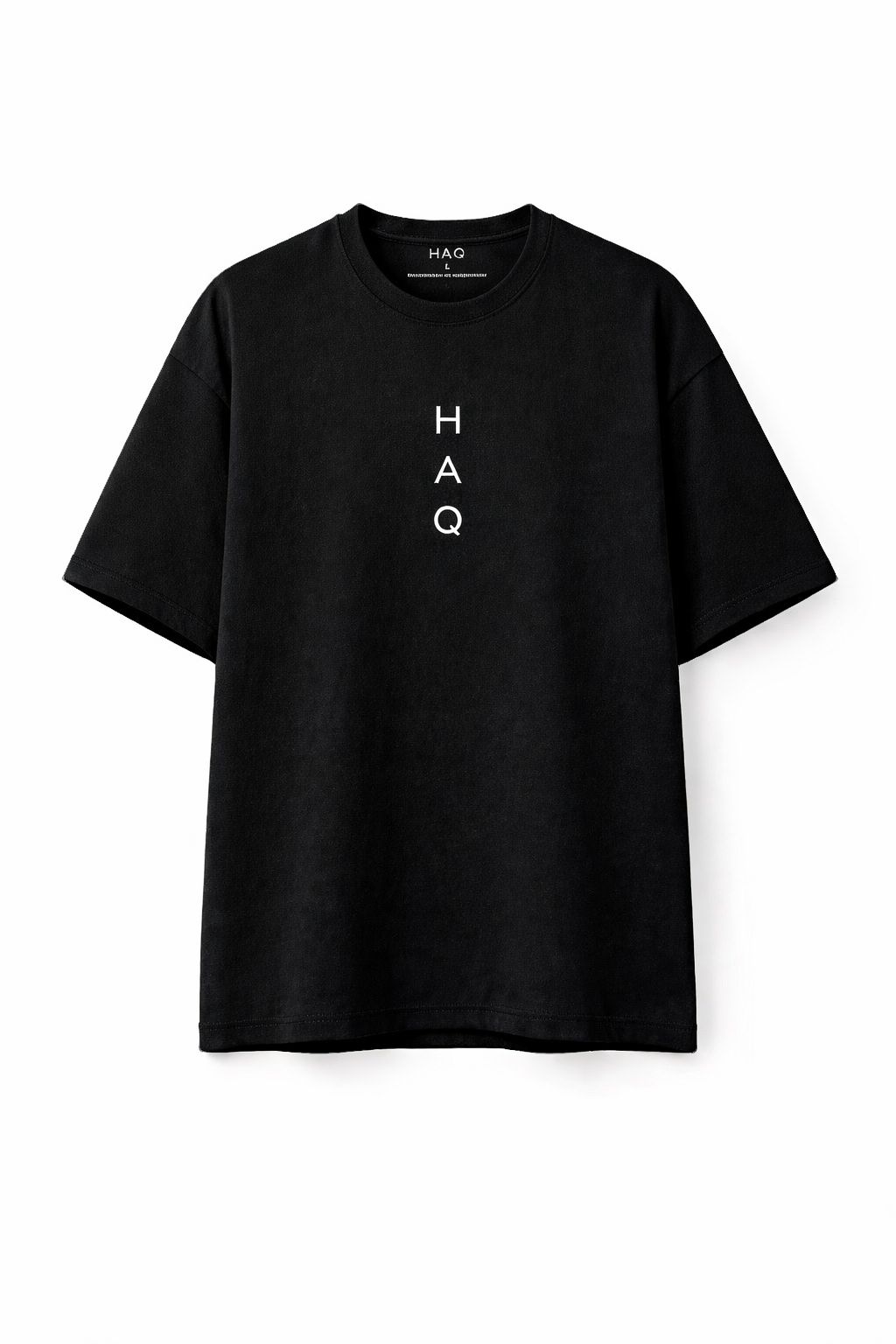 HAQ Oversized Tee- ISLAM Black