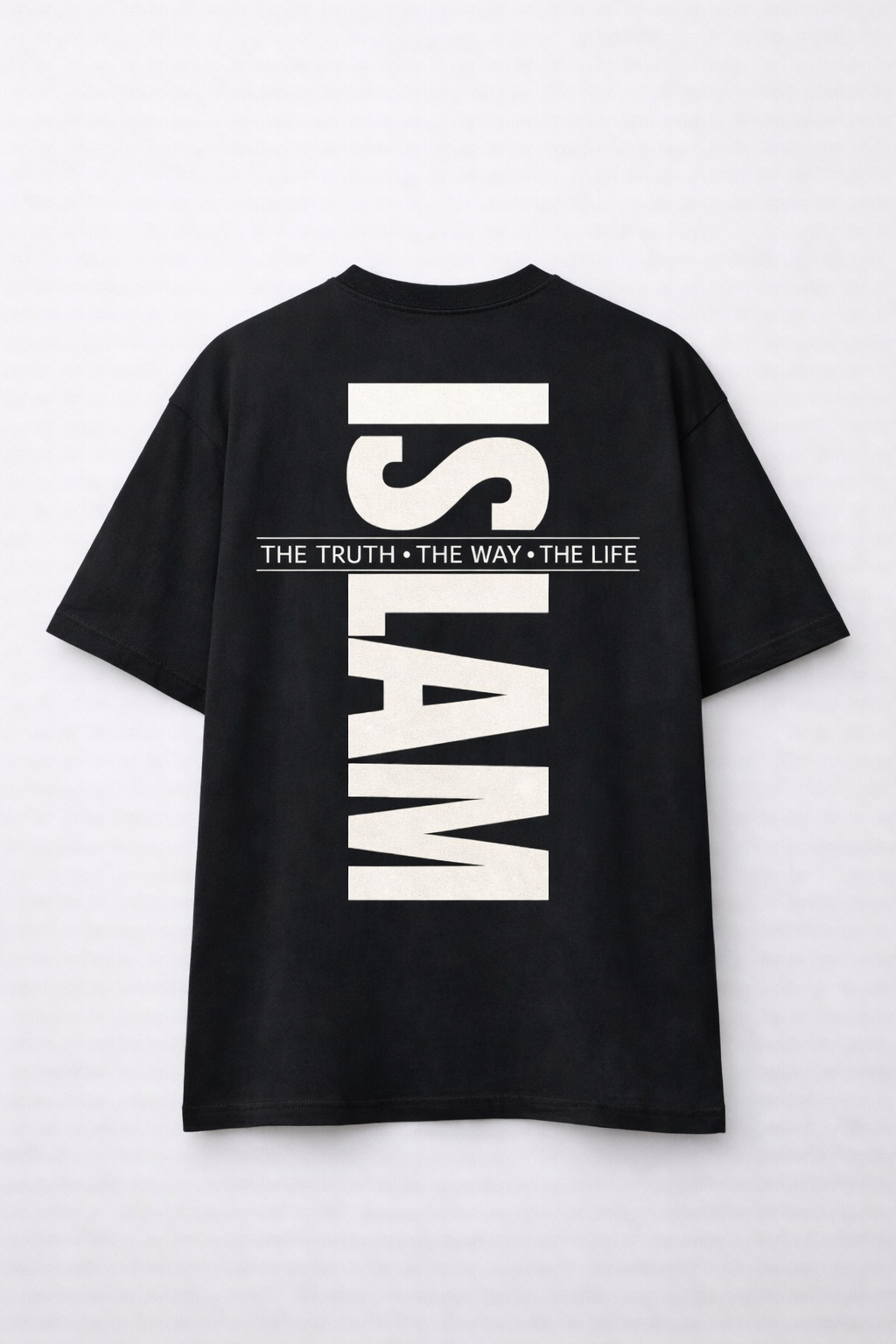 HAQ Oversized Tee- ISLAM Black