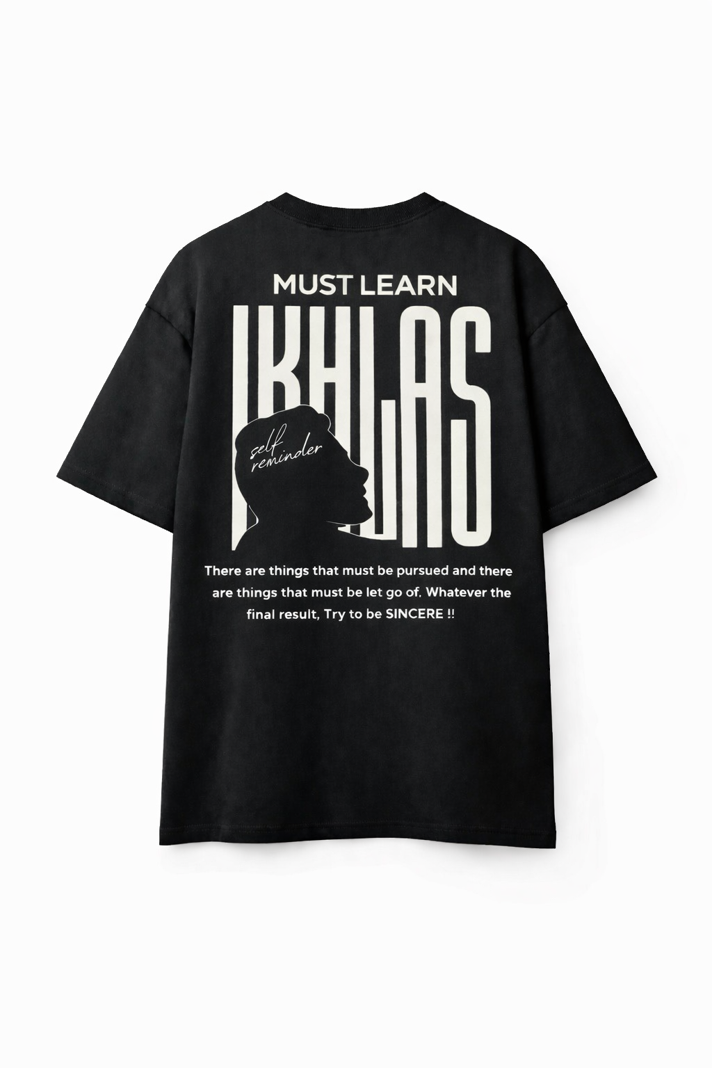 HAQ Oversized Tee- IKHLAS Black