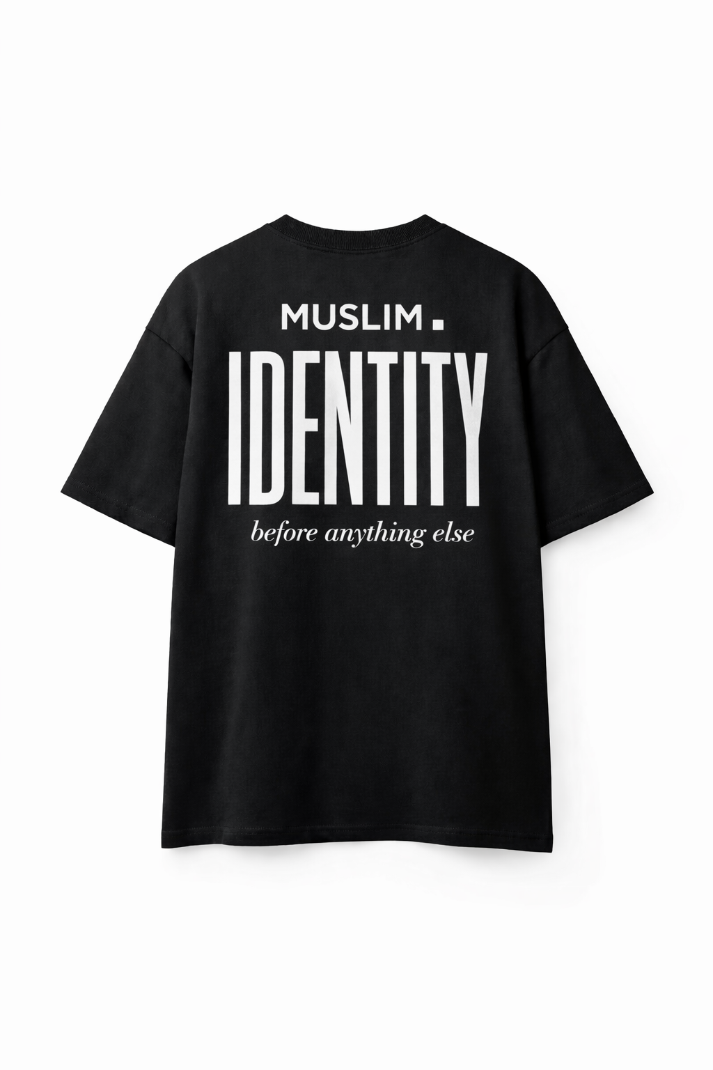 HAQ Oversized Tee- IDENTITY Black