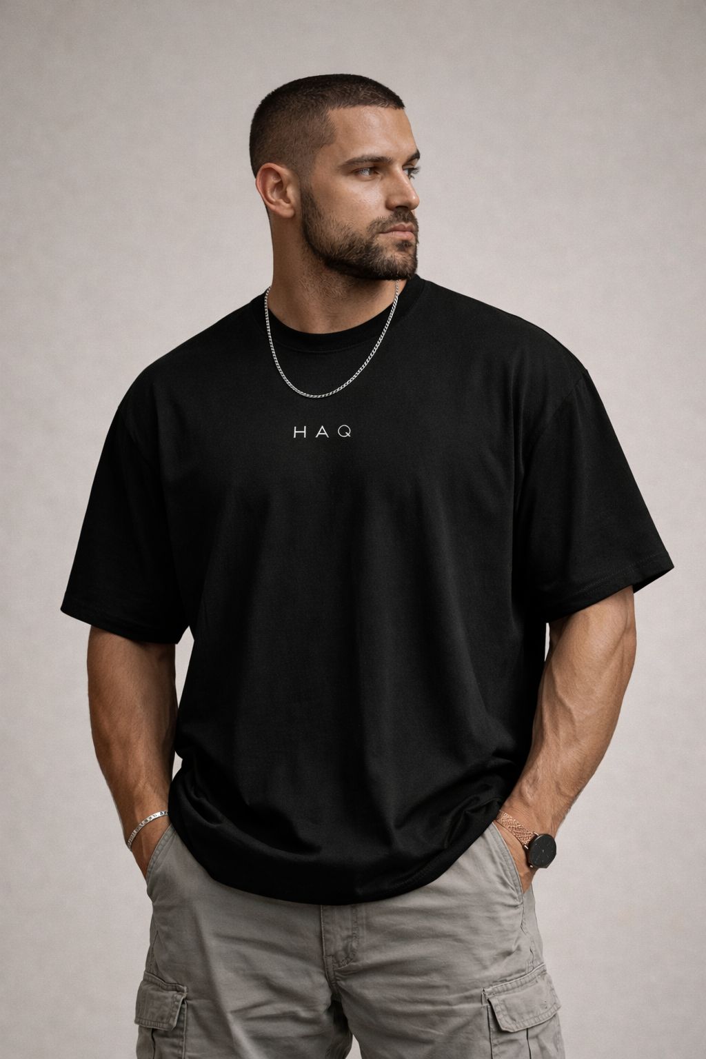 HAQ Oversized Tee-Muslim Identity