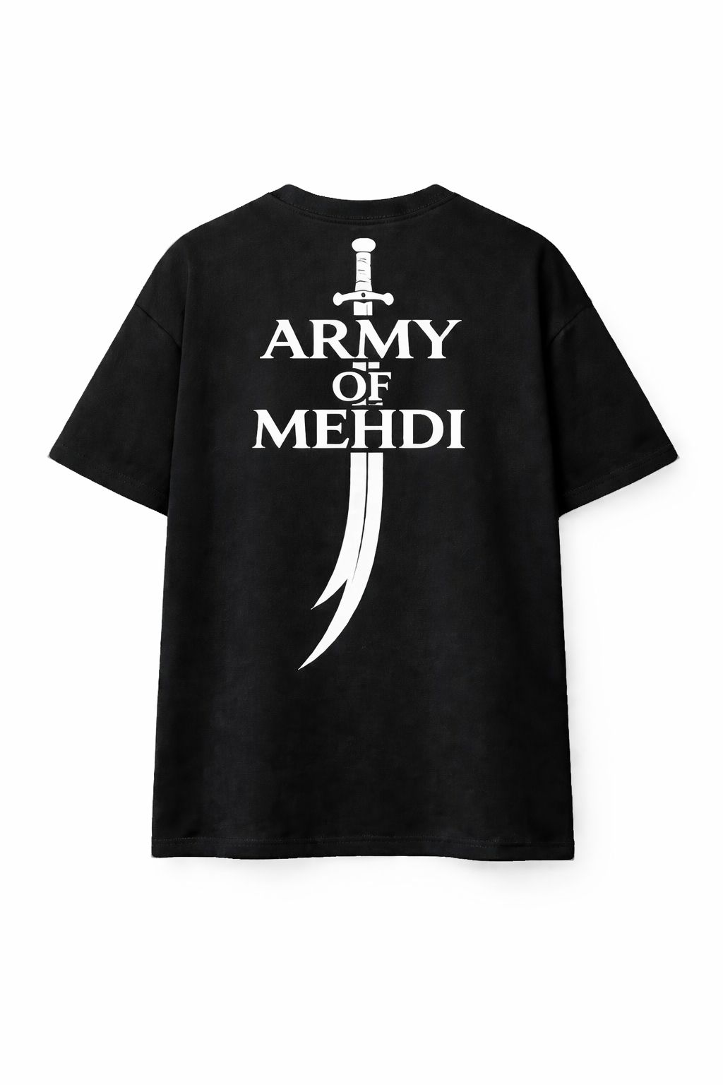HAQ Oversized Tee-Army Of Mehdi Black