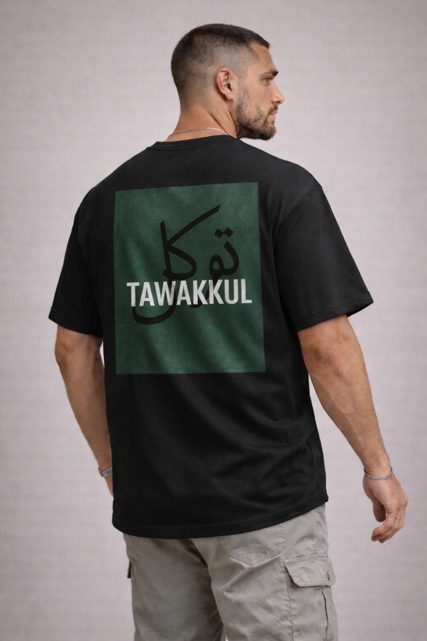 HAQ Oversized Tee - Tawakkul Black